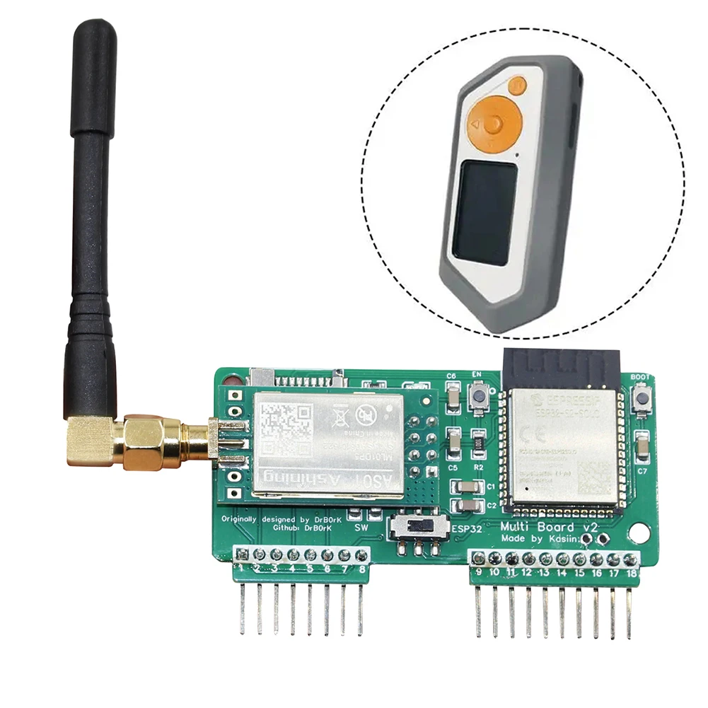 For Flipper Zero WiFi Multiboard Demo Board NRF24+ESP32 Development Board Electronics Project