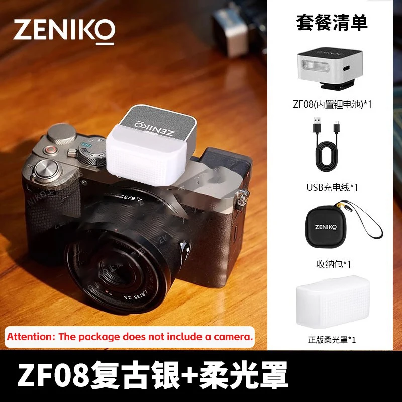 ZENIKO ZF04 ZF08 Mini Retro Flash Universal Hot Shoe Camera Flash