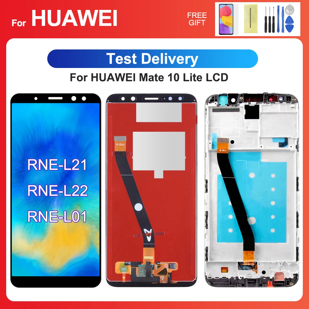 

For HUAWEI Mate 10 Lite 5.9''For Ori Nova 2i RNE-L21 L22 L01 L02 LCD Display Touch Screen Digitizer Assembly Replacement