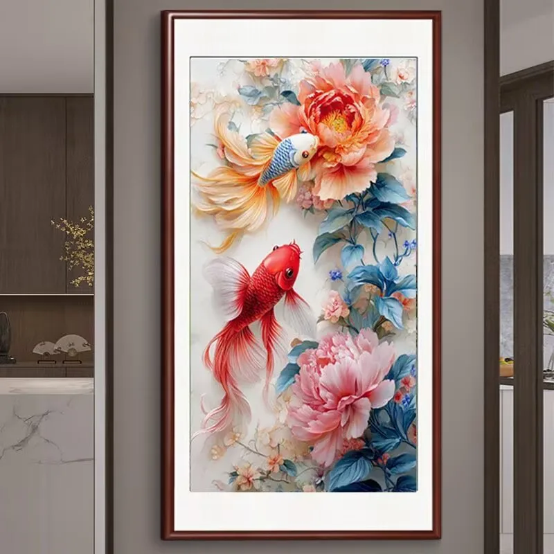 11CT9CTFishesPeonyEmbroideryDIYPrintedKitsCrossStitchThreadNeedleworkSetsHomeDecorCrafts-AliExpress15