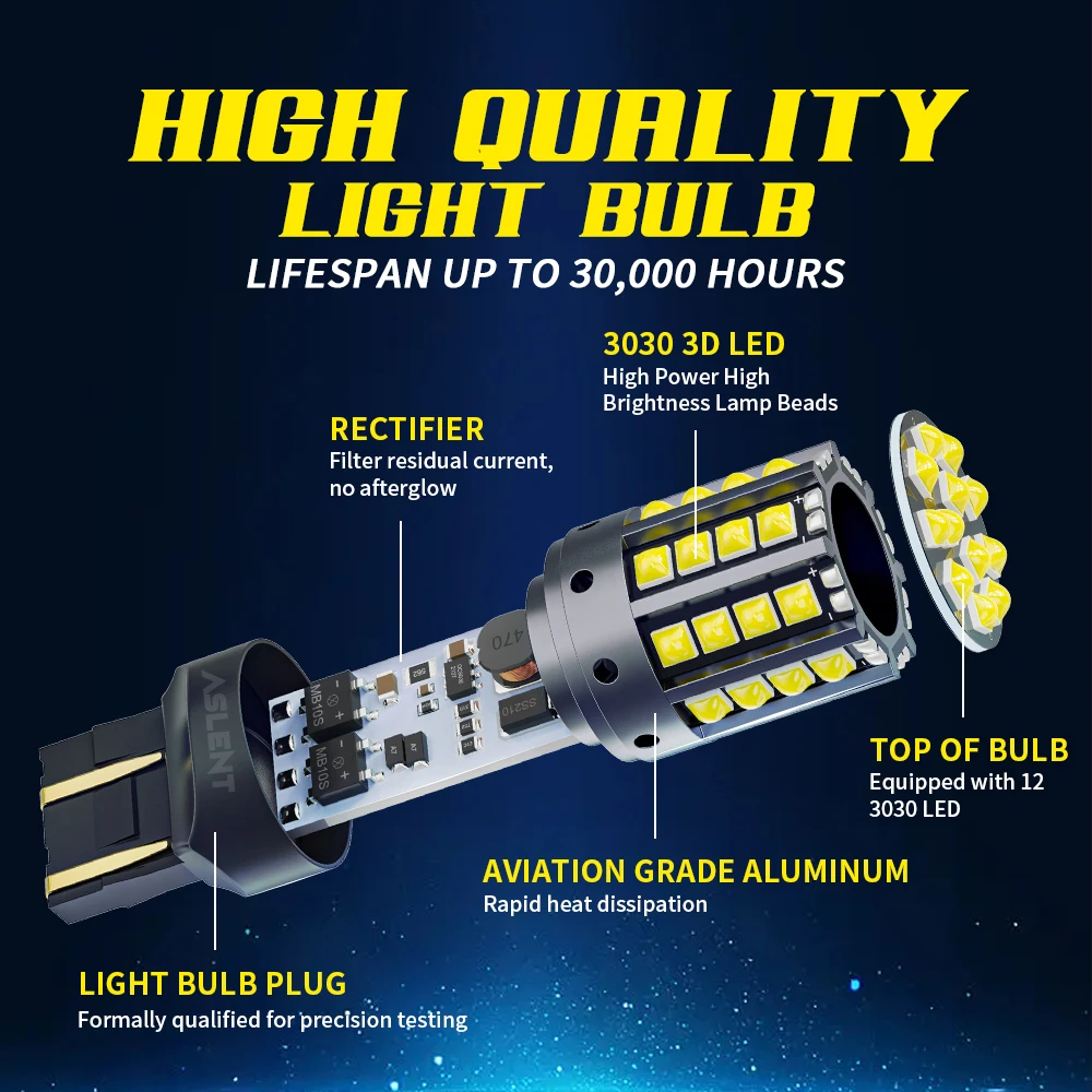 LED ĵ���� 3030, ���� ���õ�, ���� �극��ũ�� ����, 2x1157 BAY15D P21/5W 1156 BA15S P21W BAU15S PY21W, 44SMD 7440 7443 W21W T20