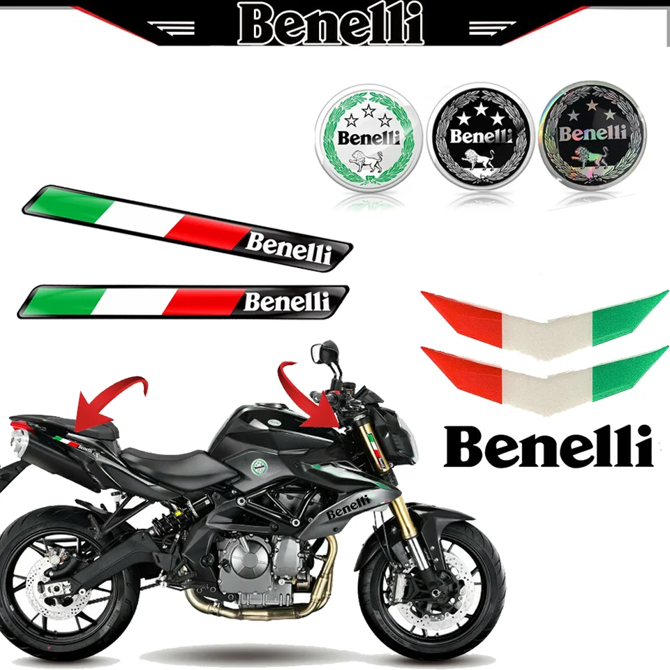 3D Tank Protection Stickers For Benelli Leoncino 800 - Scratch Resistant, Made In Italy