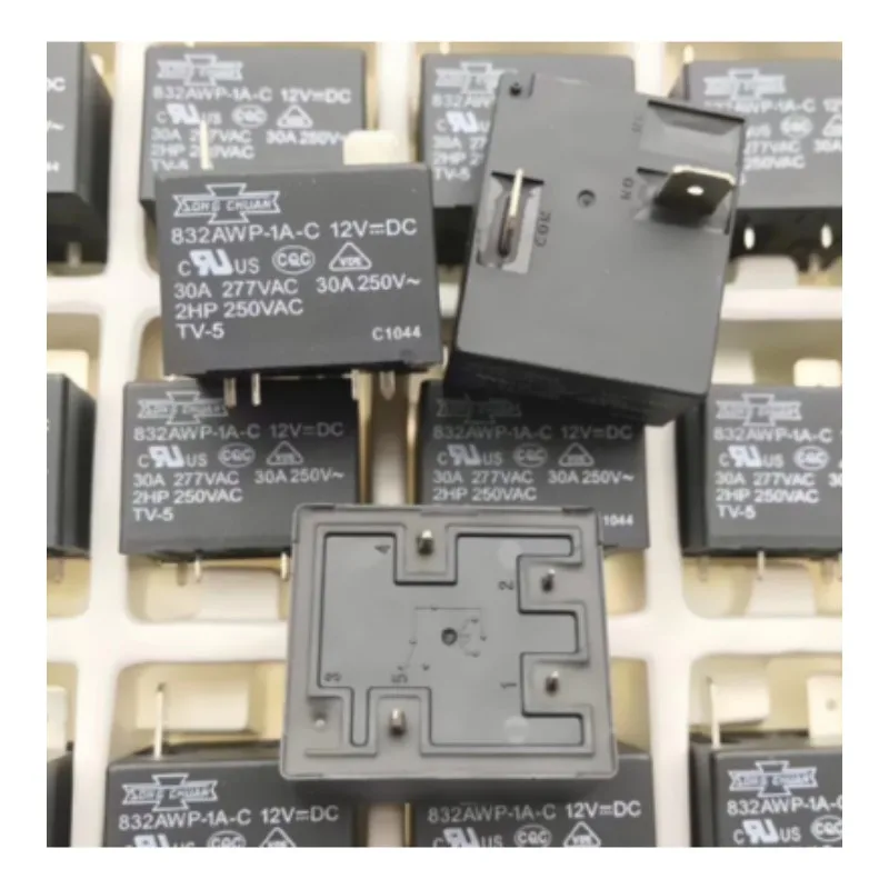 

Бесплатная доставка, оптовая продажа, 10 шт./партия, реле 832AWP-1A-C 12VDC