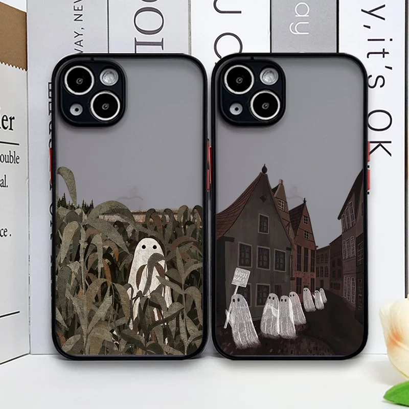 Adorable Ghost Themed Halloween Phone Case