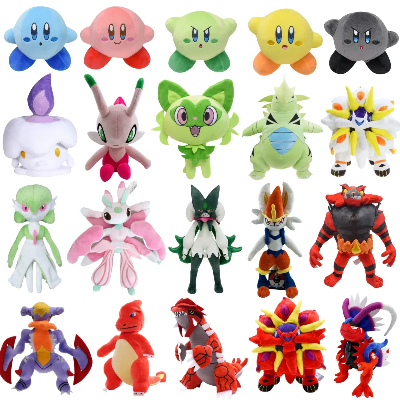 

Anime Plush Toy Rayquaza Gardevoir Tyranitar Noivern Kyogre Mienshao Kirby Lurantis Charizard Grafaiai Valentines Day Gift