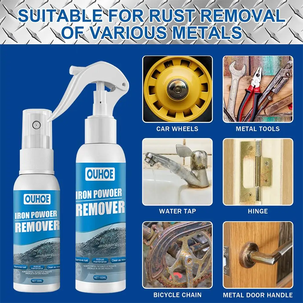 Metal Rust Removal Spray for Car Wheels and Auto Parts