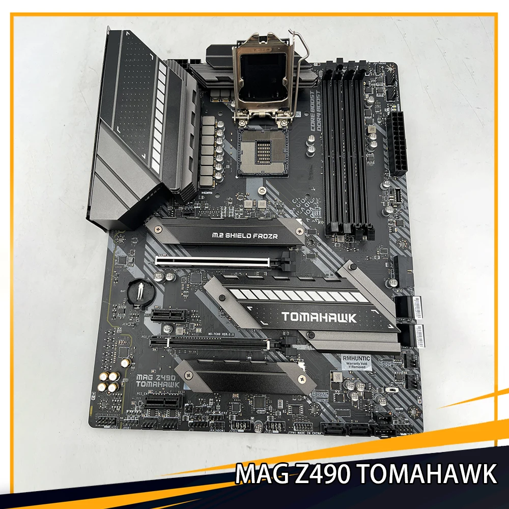 Mag Z490 Tomahawk Per Msi Lga 1200 128Gb Atx 4 Xddr4 6Xsata Scheda Madre Da Gioco