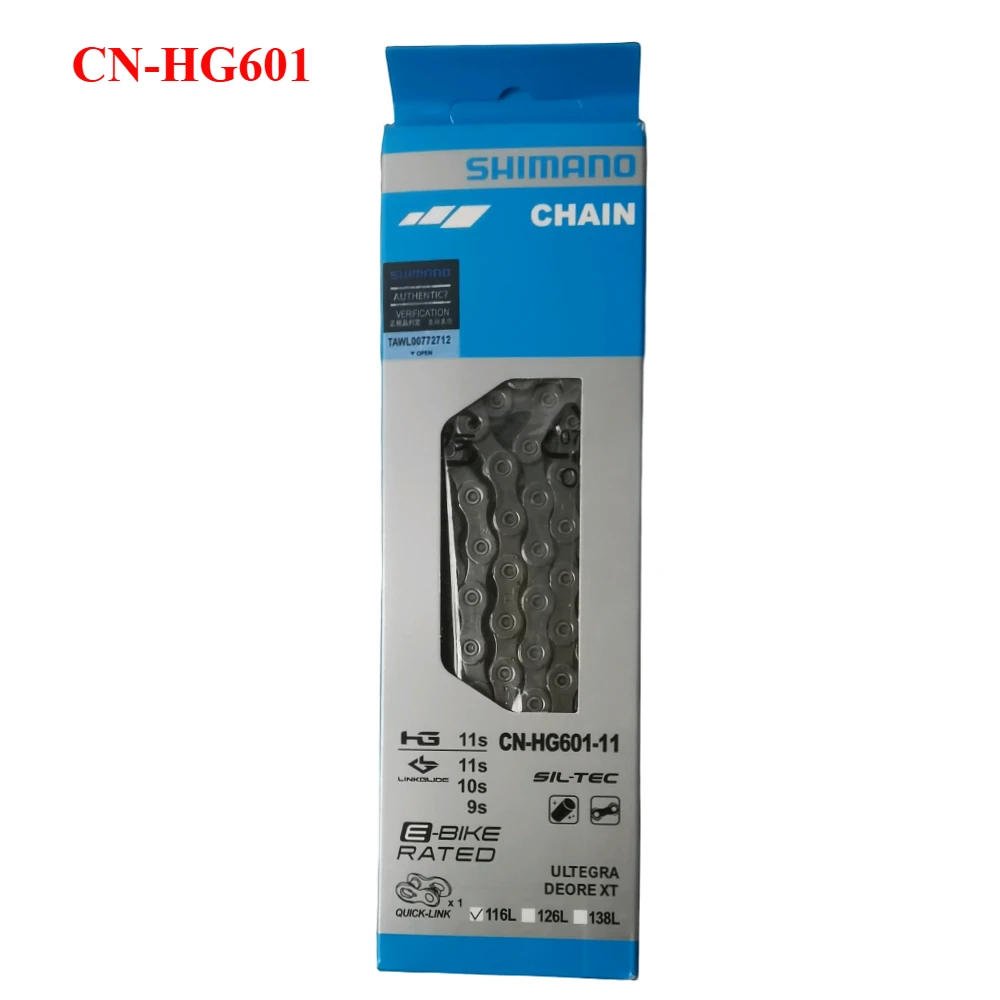 시마노 HG 시리즈 8 9 10 11 12단 자전거 체인 HG40 HG54 HG95 116링크 내구성 있는 녹 방지 MTB 로드 바이크 부품용