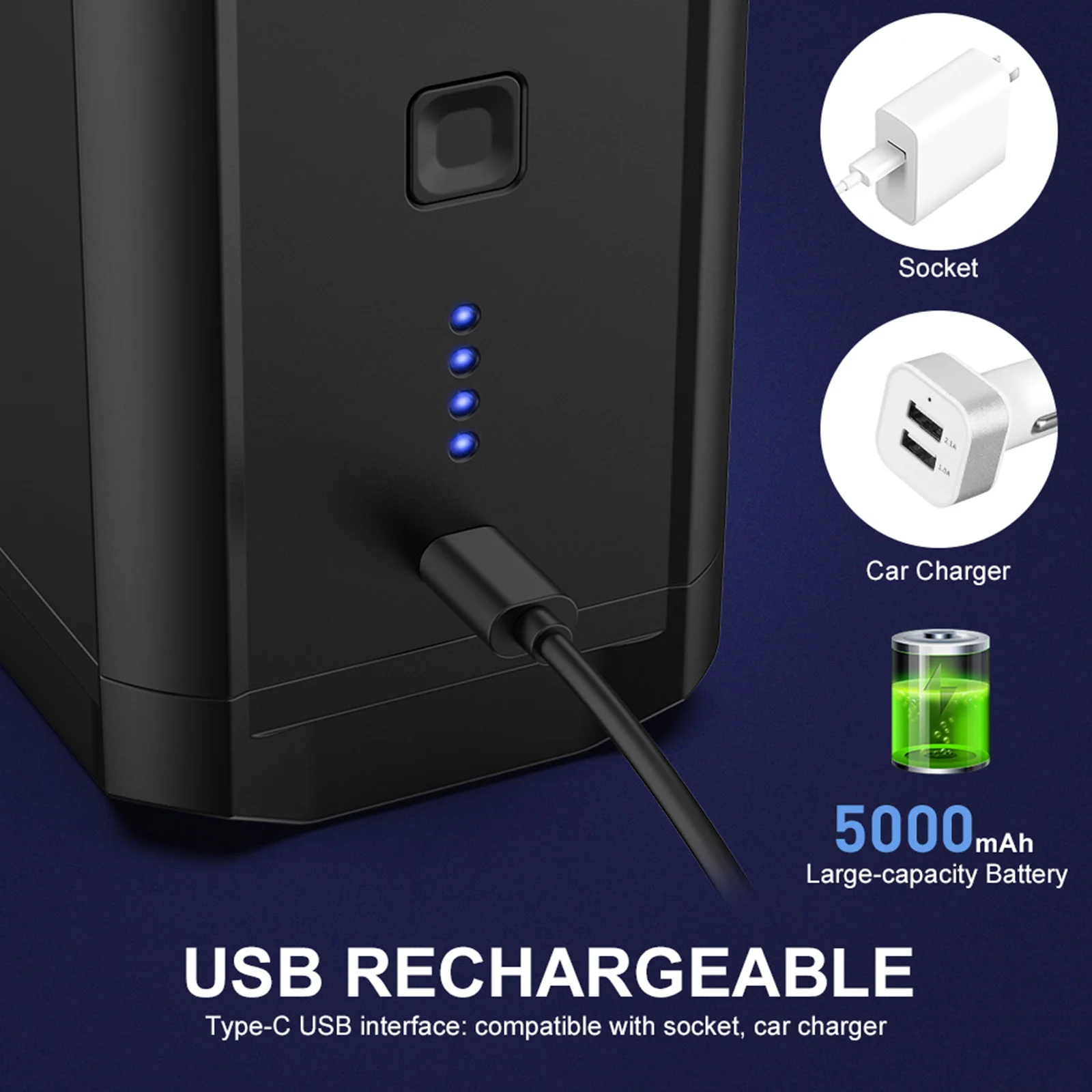 ������ ��Ʈ�� ���� ��Ʈ���� ħ��� �޴�� ���� ����, ���� ���� ����, ��뷮, 5000mAh, 3.7V