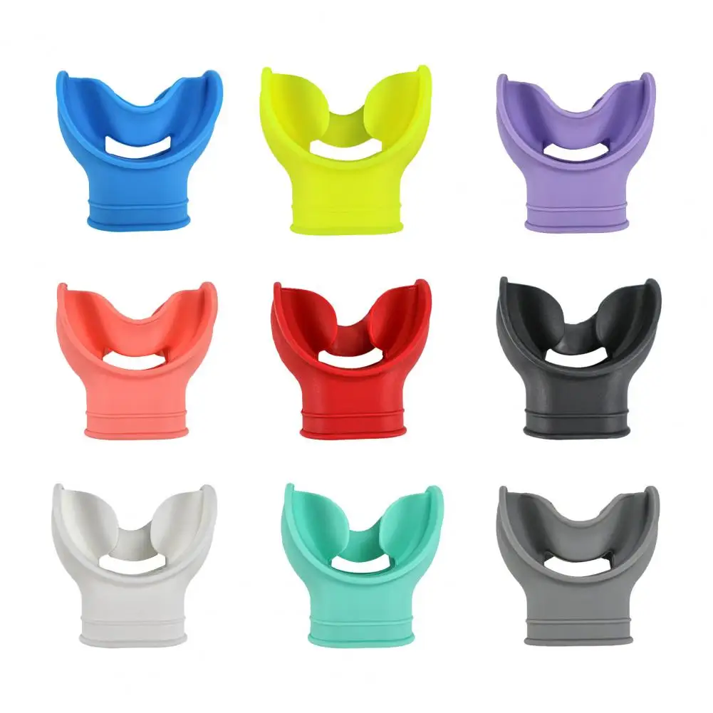 Mouthpieces Snorkel Regulator Silicone BPA Free Deep Snorkeling Underwater Mouthpieces Snorkel Regulator Mouthpiece Accessories