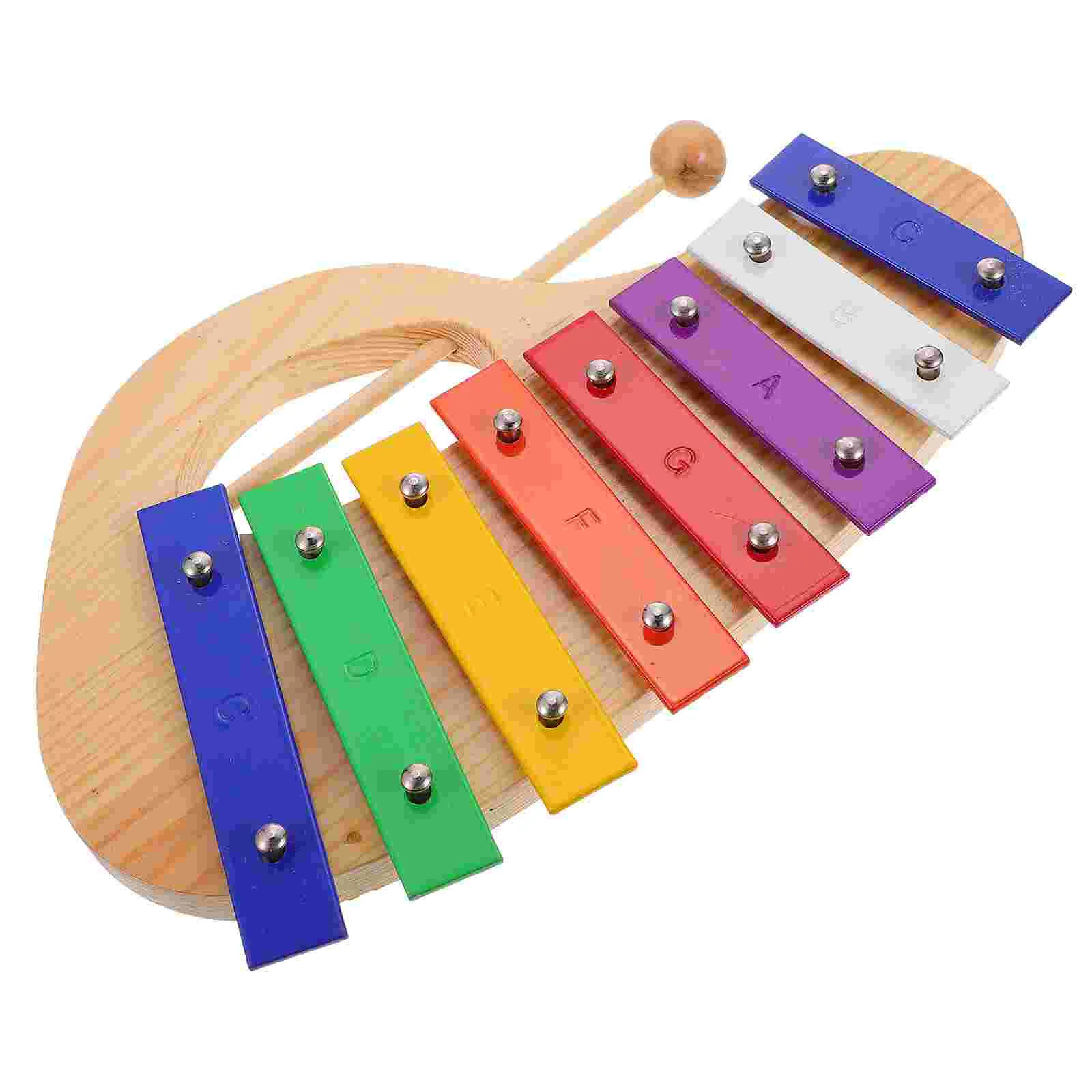 

1Pc Wooden Xylophone Wooden Knocking Piano Early Educational Music Toy Kid Toy