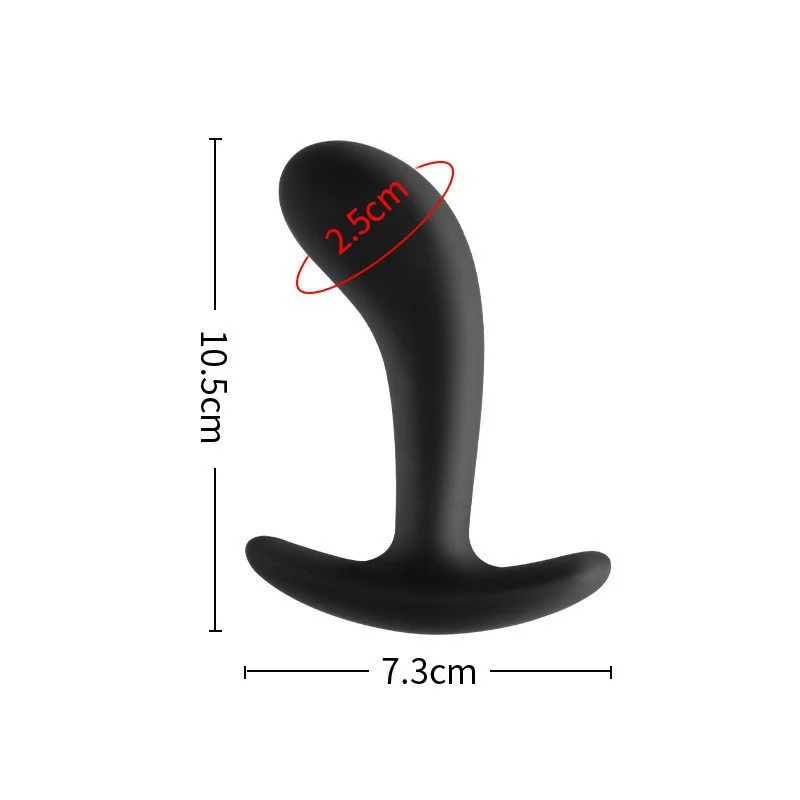 Soft Silicone Anal Butt Plug For Prostate Stimulation And Massage_voghion.com