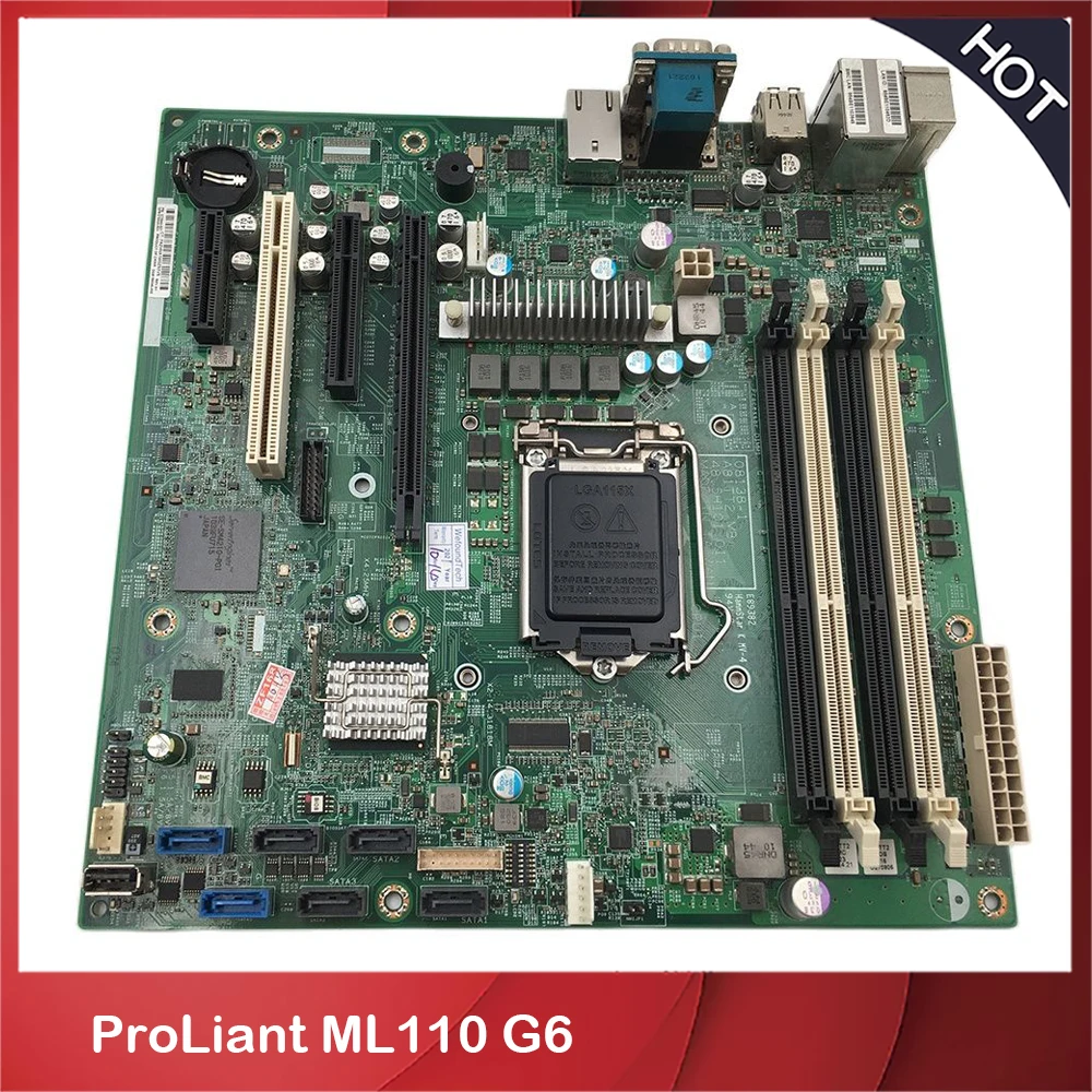 Original 4U Server Motherboard For Hp For Proliant Ml110 G6 576924-001 573944-001 Ddr3 Sata/Sas Good Quality
