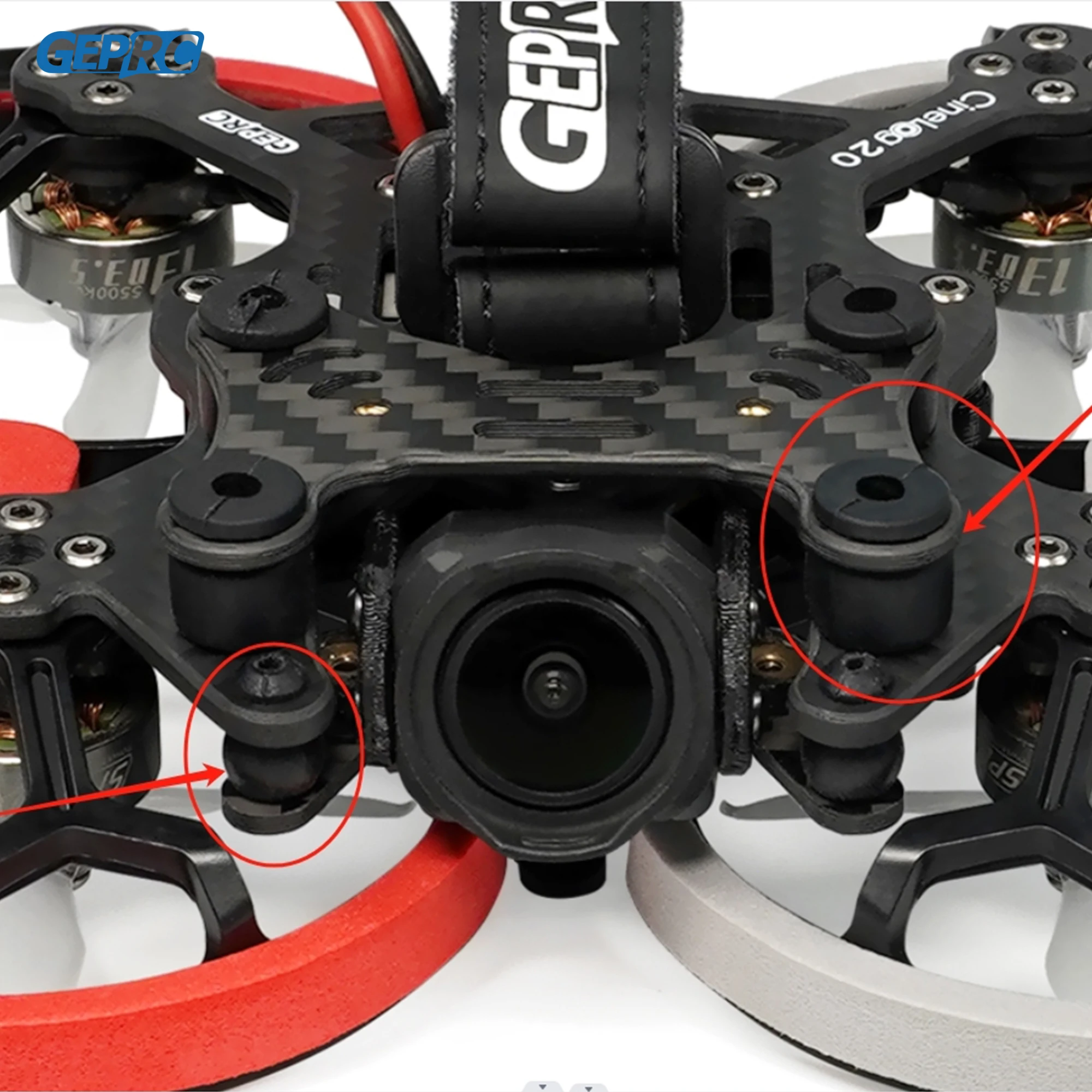 GEPRC PTZ демпфирующий шарик для объектива 50 25 5 твердость для Cinelog25 V2/Cinebot30 аксессуары для дронов RC FPV квадрокоптер аксессуары Запчасти thumbnail 3