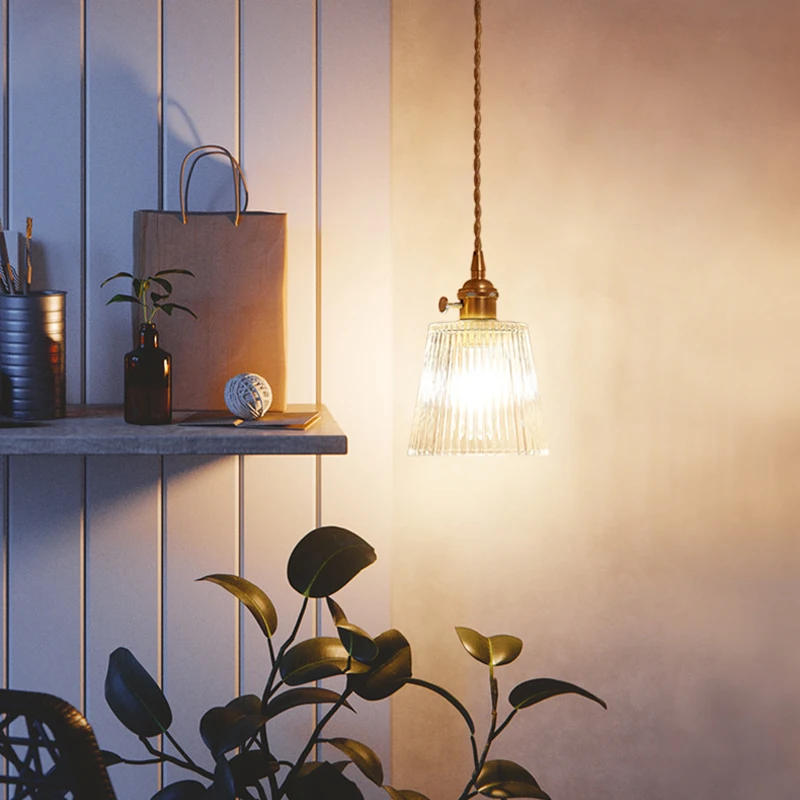 خمر الشمال شريط الزجاج قلادة مصباح غرفة الطعام الم...