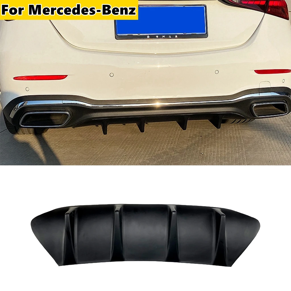 

Car Rear Bumper Diffuser Lip Cover Spoiler For Mercedes-Benz C-Class W206 C200 C260 C300 2021 2022 Rear Bumper Lower Guard