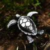 Special Design Vintage 3D Sea Turtle Pendant Necklaces For Men Women 316L Stainless Steel Punk Cute Creative Jewelry Wholesale 2