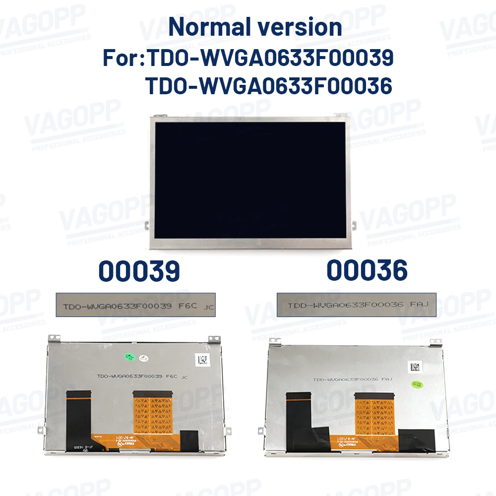 6.5 inch Touch Screen Car Display Monitor for VW MIB 682C/D/E/F/G Radio MIB 200B/H/M/D Navigation Player LCD STD2 PQ NAV Setting car display monitor lcd display car display assembly