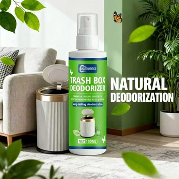 Deodorante Ksmunnrs Trash Box 100ML - Eliminatore di odori specifici per pattumiera, effetto immediato dopo la spruzzatura, freschi di lunga durata