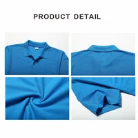 Polo de travail respirant personnalisé, logo personnalisé, chemise décontractée, broderie imprimée, pas cher, groupe de société personnelle, été 6
