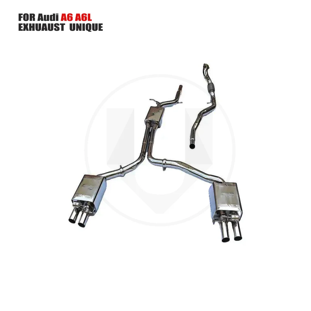 

UNIQUE Stainless Steel Exhaust System Performance Catback is Suitable for Audi A6 A6L 2.0T 2005 Car Muffler