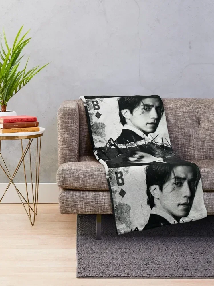 Bad and Crazy Kdrama - Lee Dong-Wook & Wi Ha-Joon Throw Blanket Summer Plaid for sofa Beach Blankets 2