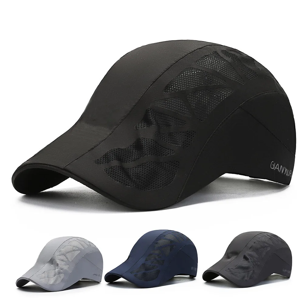 Spring And Summer New Casual Mens Quick Drying Breathable Sunscreen Cap_voghion.com