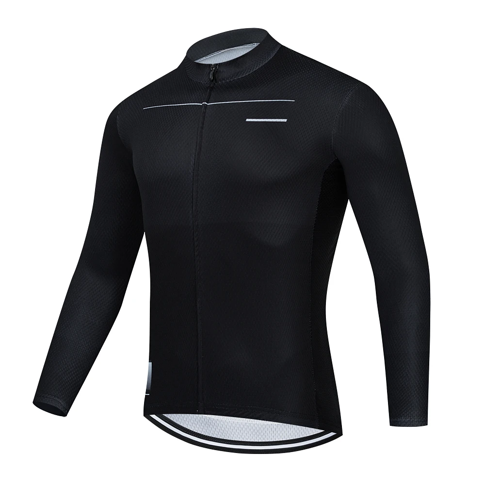 thumbnail image 1 of Maillot de ciclismo de manga larga para hombre, ropa de ciclismo de primavera 2023, maillot de ciclismo anti-UV, camiseta de bicicleta transpirable, 1 of 5
