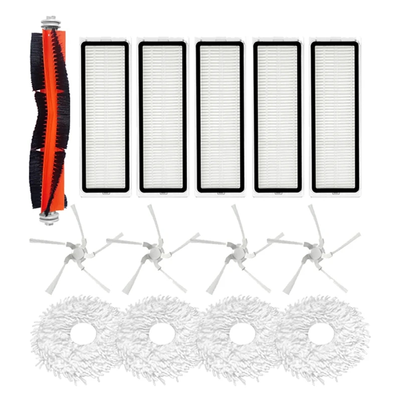 

Main Brush Filter Side Brush Mop Replacement Accessories Kit For Dreame Bot W10 W10pro Vacuum Cleaner