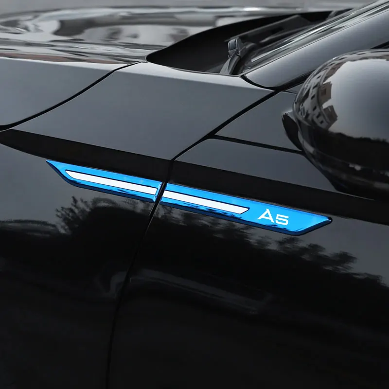 

Крыло автомобиля, боковые вентиляционные отверстия, вентиляционное отверстие для впускного отверстия, наклейка, крышка для audi A5 8t A5 2015-2023, автомобильные аксессуары