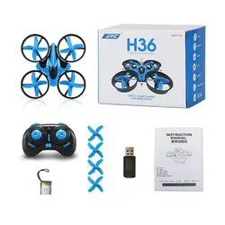 Compact 2.4G Remote Control Quadcopter with 360° Flip & Headless Mode (Blue - 1Battery)