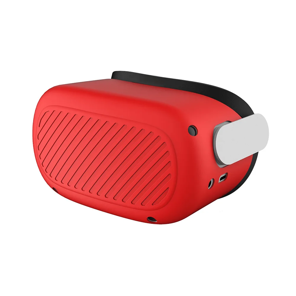 Silicone Protective Cover For Oculus Quest 2 VR Headset Helmet Head Shell Anti-Scratches Case For Oculus Quest 2 Accessories 