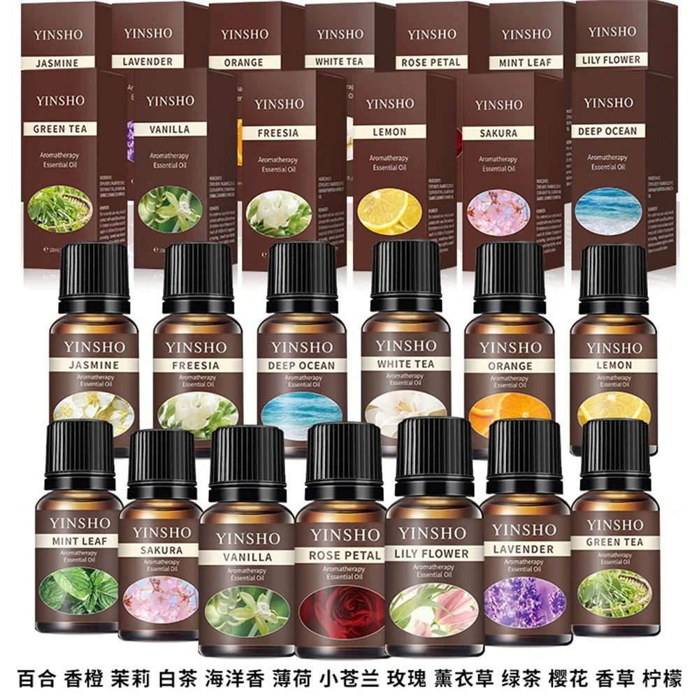 Aromatherapy Variety Pack: 13 Essential Oil Blends (10ml each) for Diffusing and DIY Home Fragrance