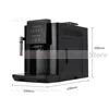 HomeWise Full Automatic 19 Bar Coffee Maker Coffee Bean Grinder Milk Foam Espresso Coffee Machine Hot Water and Milk Froth 2