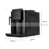HomeWise Full Automatic 19 Bar Coffee Maker Coffee Bean Grinder Milk Foam Espresso Coffee Machine Hot Water and Milk Froth 2