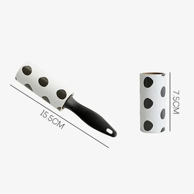 Mini Roller Dust Wiper Clothes Coat Sticky Lint Roller Clothes Cleaning Hair Remover Portable Replaceable Core Cleaning Tools 6