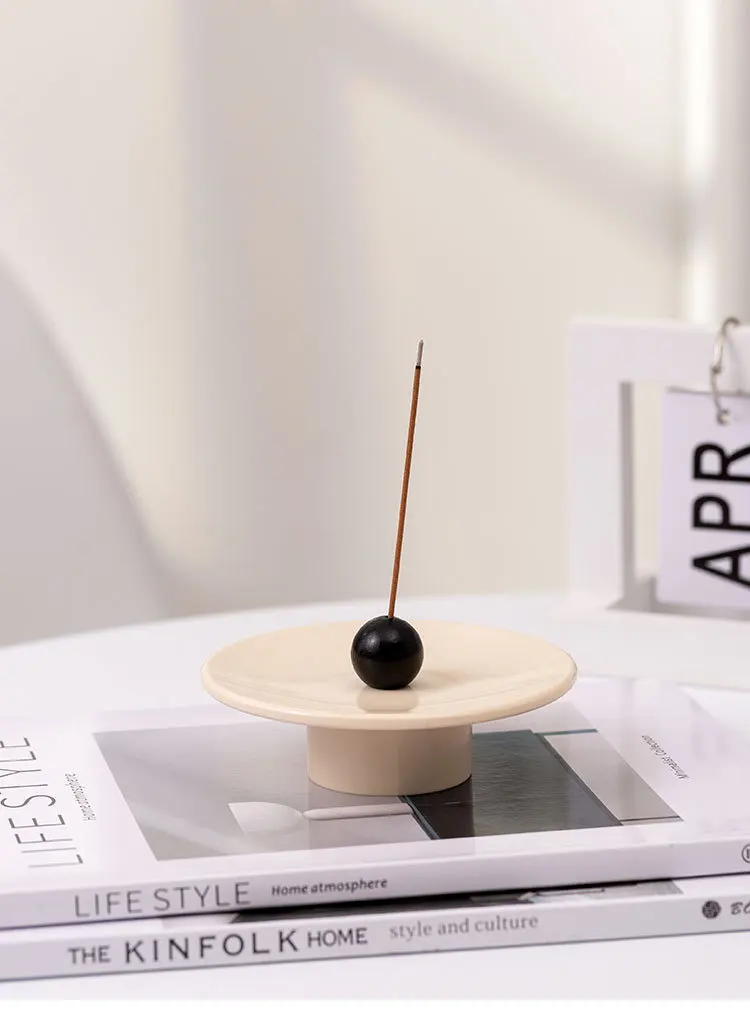 Description Picture 5 of itemWooden Ball Incense Holder Incense Tray Candle Holder Aromatherapy Censer Home Decoration Accessories For Offce Livingroom