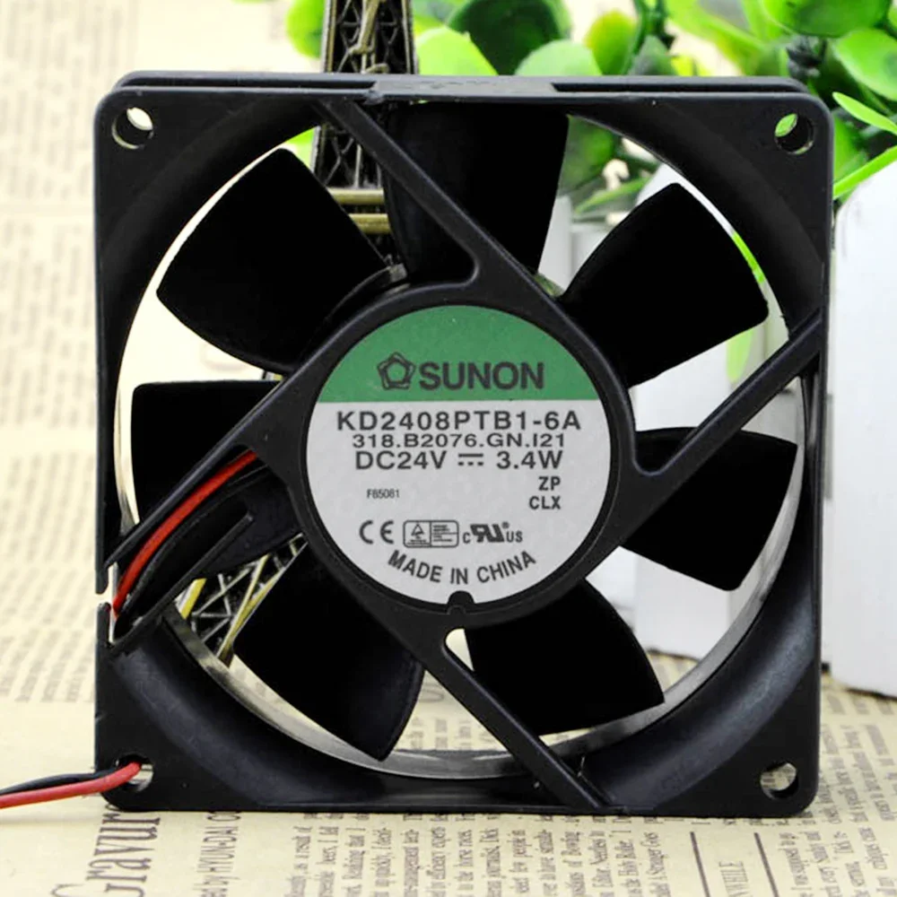 KD2408PTB1-6A KD2408PTS1-6A DC 24V 3,4 W 8025 80*80*25mm 4900RPM Компьютерный Вентилятор охлаждения