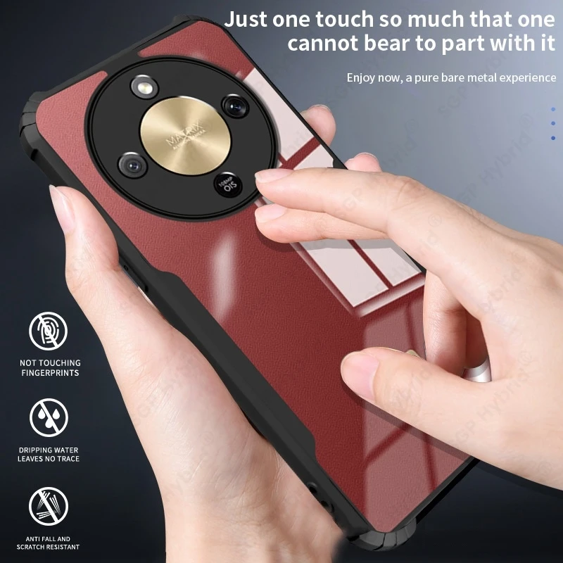 حافظة شفافة من الأكريليك لهاتف Honor X9d HonorX9d...