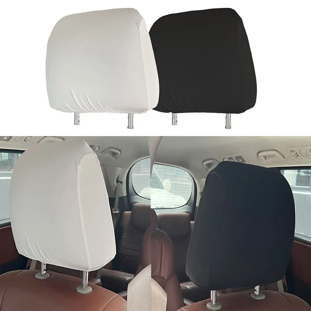 

Универсальная Наволочка на подголовник автомобильного сиденья, эластичная защита от пыли, аксессуары для интерьера автомобиля, 1 шт./2 шт.