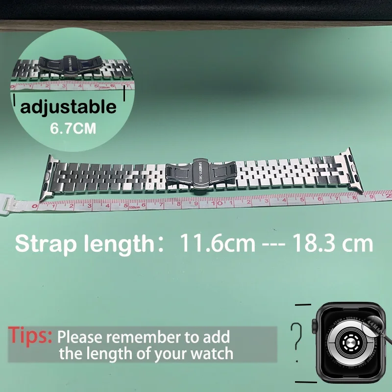 Premium Stainless Steel Metal Wristband
