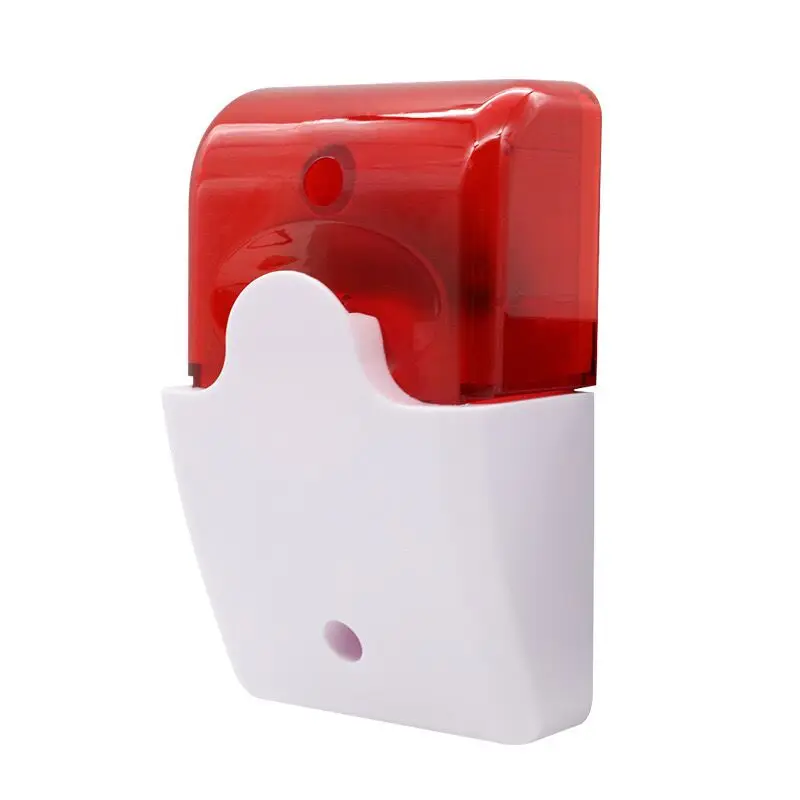 120 DB Red Flash LED Strobe Light Wired Siren 12V / 24V / 220V Work For Wifi GSM PSTN Home Security Voice Burglar Alarm System