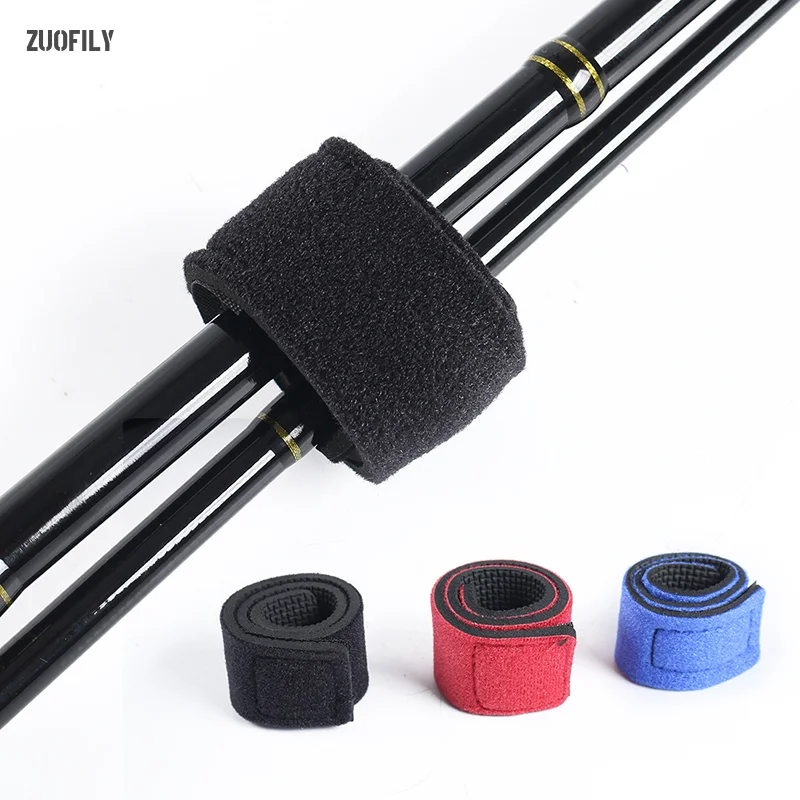1/2PCS Fishing Rod Belt Elastic Bandage Tie Strap Accessories Magic Drawstring Fishing Rod Pole Sling Holder Belt for Fishing