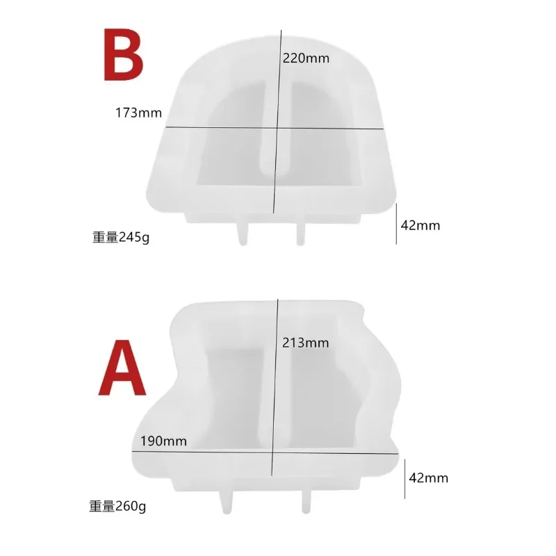 Wave-shaped Arch-shaped Test Tube Flower Device Cultivation Water Plant Mirror Silicone Mould DIY Crystal Epoxy Resin Mold