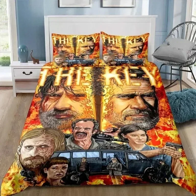 Walking Dead Daryl Dixon Wings Mark Bedding Set Single Twin Full Queen King Size Bed Set Adult Boys Bedroom 3D Print