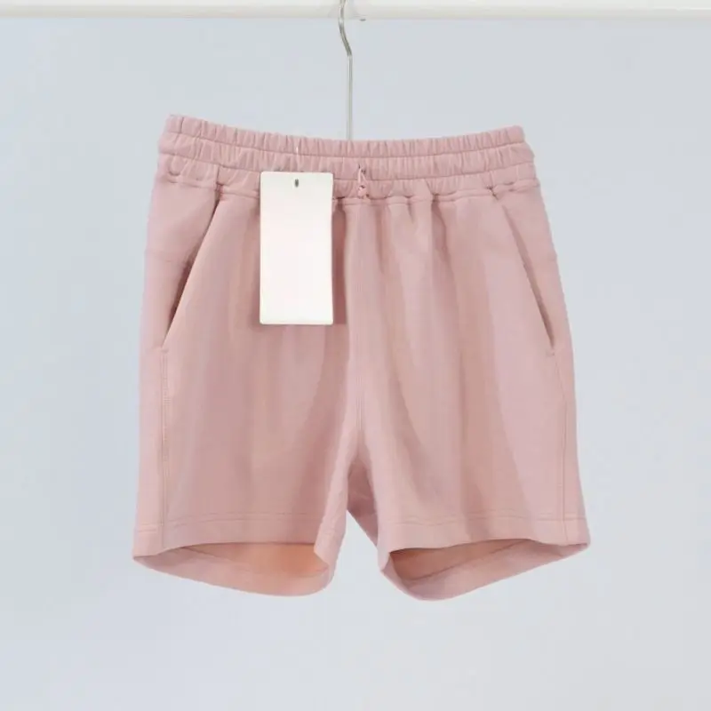 Solid Color Permeable Tennis Shorts Fitness Women's Sports Loose Cotton High Waist Elasticity Waistbelt Shorts for Yoga