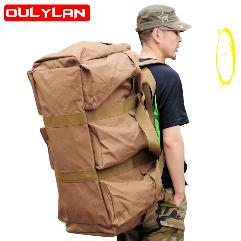

70L Camping Outdoor Large Capacity Mountaineering Outdoor Sport Travel Car Rucksack Sports Hiking Bag Military Tactical B