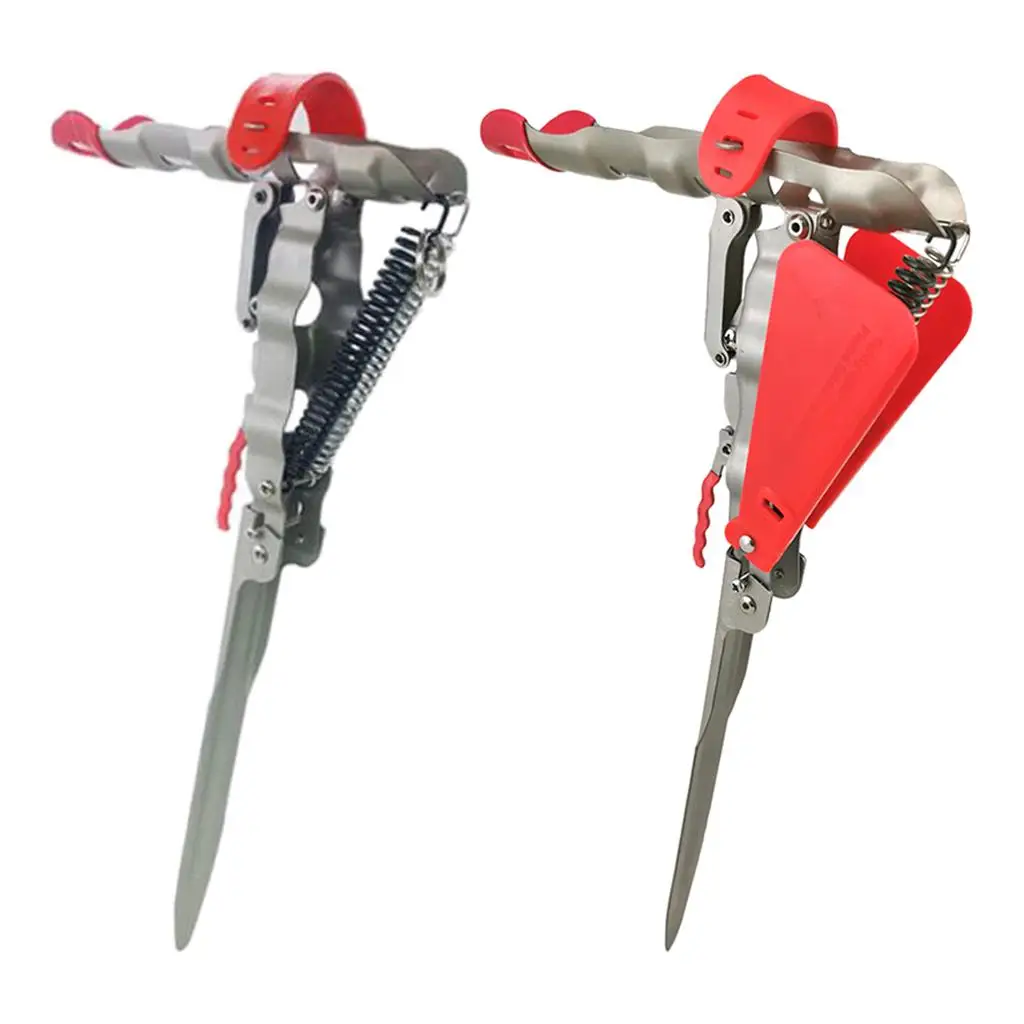 

Automatic Double Spring-loaded Adjustable Fishing Rod Holder, Stainless Steel Floor Automatic Erecting Pole, for That