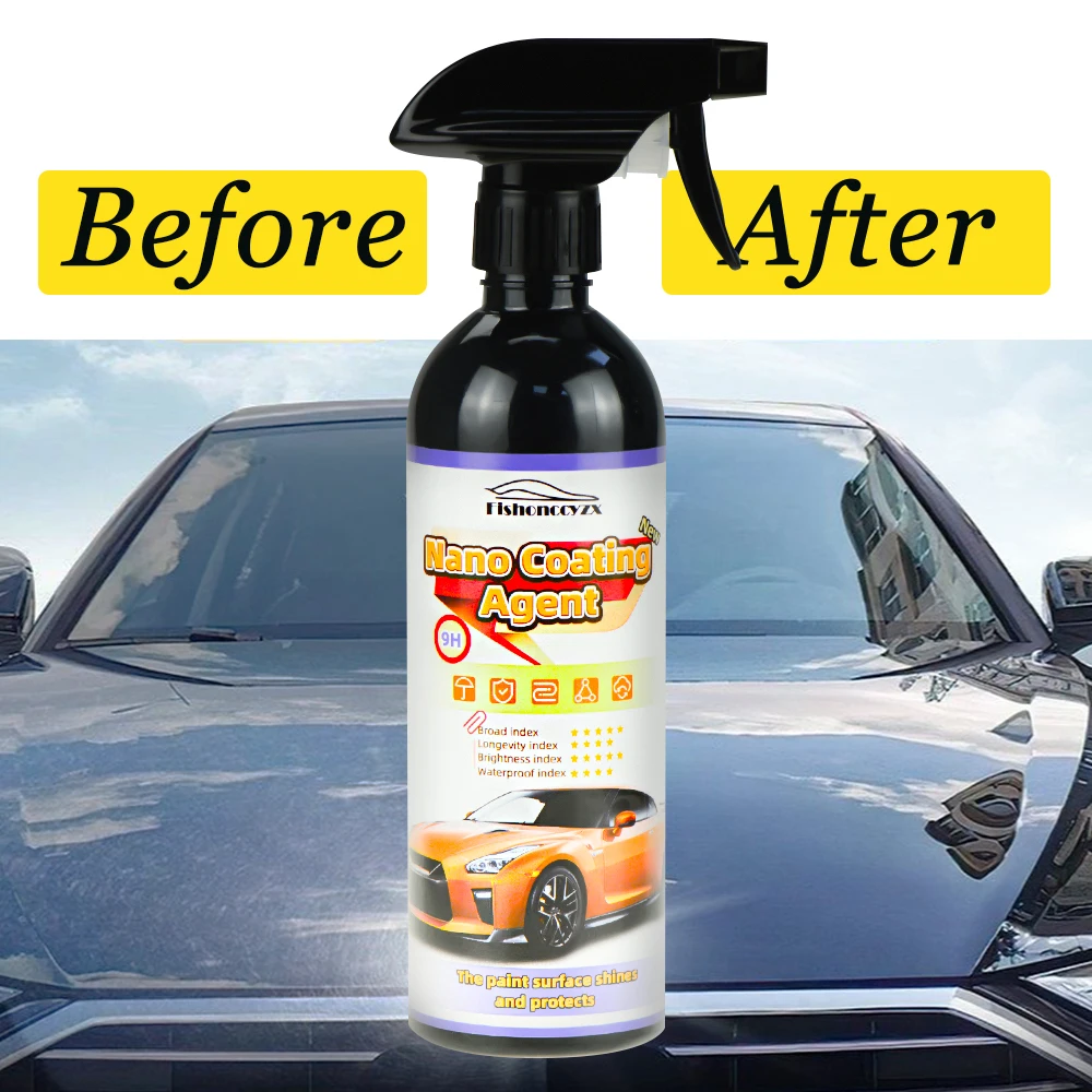 

Car 500ML 9H Hardness Car Detailing Ceramic Coating Car Products Ceramic Coating Nano Glass Plated Crystal Car Polish