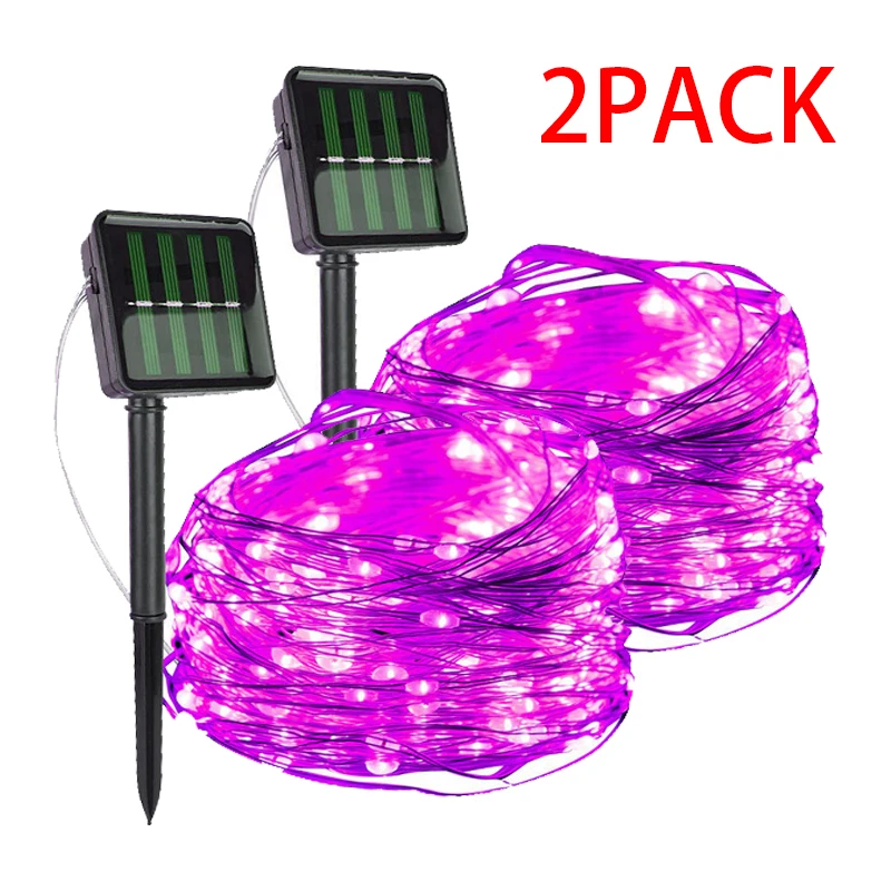 LED Solar Fairy Lights Lamp Outdoor 7M 12M 22M LEDs String Waterproof Holiday Party Garland Solar Garden Christmas Lights. decorative solar lights Solar Lamps